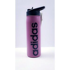 Adidas Pink Stainless Steel Water Bottle 600 mL With Flip Lid & Handle